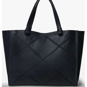 Callista Crafts black leather tote bag with original dust bag and box.